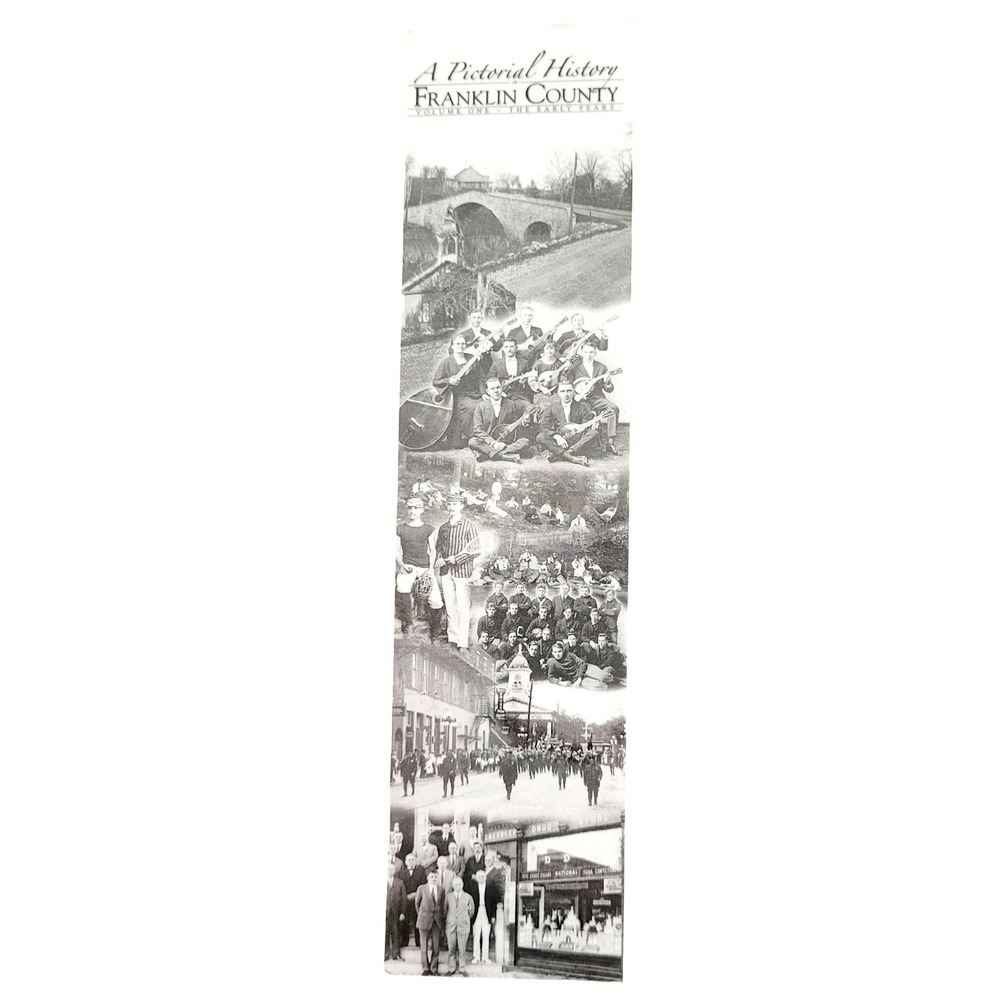 Vintage Franklin County Bookmark Early Pennsylvania History- 2003 Public Opinion